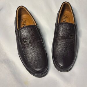 Polo by Ralph Lauren Men’s Dark Brown Leather Loafers